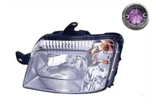 Koplamp links-