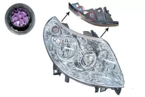 Koplamp rechts- (16436756)
