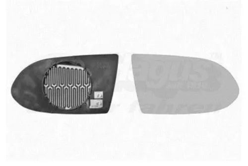 Spiegelglas rechts-