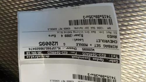 Airbag Set+Module-7883183 (10006657)
