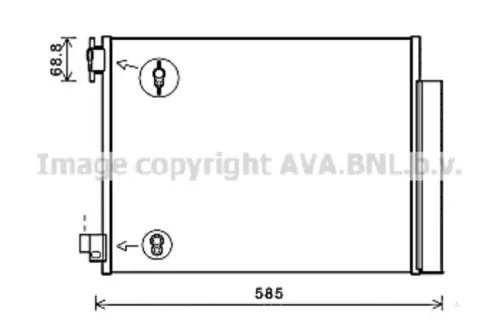 Airco Radiateur- (17375962)