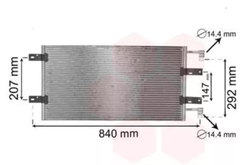 Airco Radiateur- (16455063)