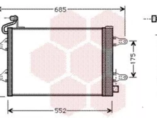 Airco Radiateur- (11175)