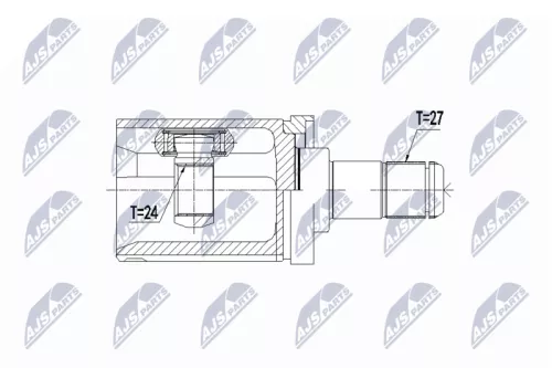 Homokineet reparatie set, aandrijfas