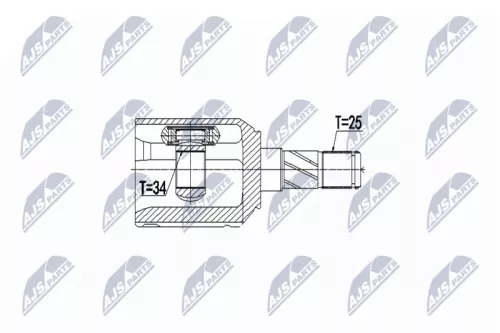 Homokineet reparatie set, aandrijfas