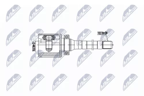 Homokineet reparatie set, aandrijfas