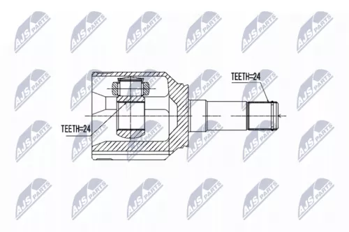 Homokineet reparatie set, aandrijfas