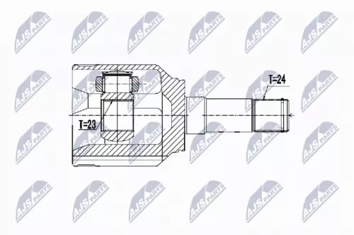 Homokineet reparatie set, aandrijfas