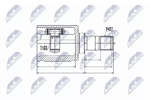 Homokineet reparatie set, aandrijfas