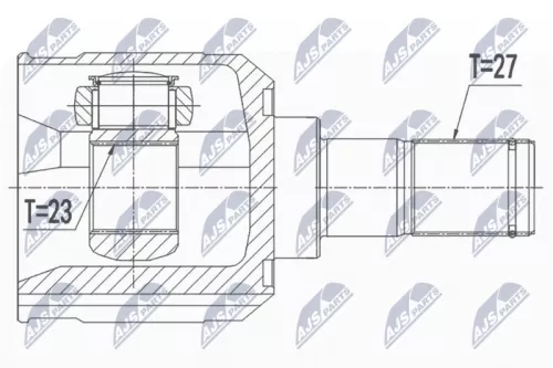 Homokineet reparatie set, aandrijfas