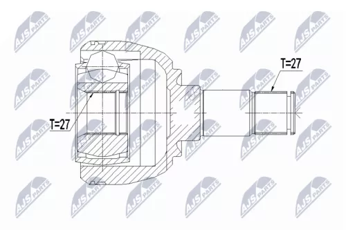 Homokineet reparatie set, aandrijfas