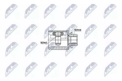 Homokineet reparatie set, aandrijfas