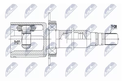 Homokineet reparatie set, aandrijfas