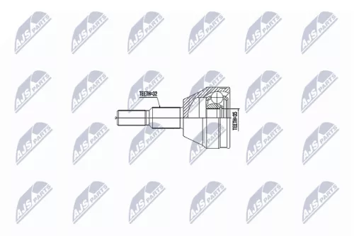 Homokineet reparatie set, aandrijfas
