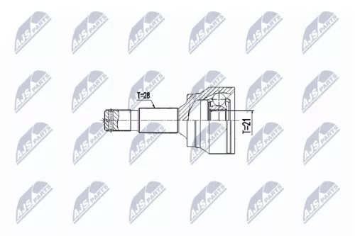 Homokineet reparatie set, aandrijfas