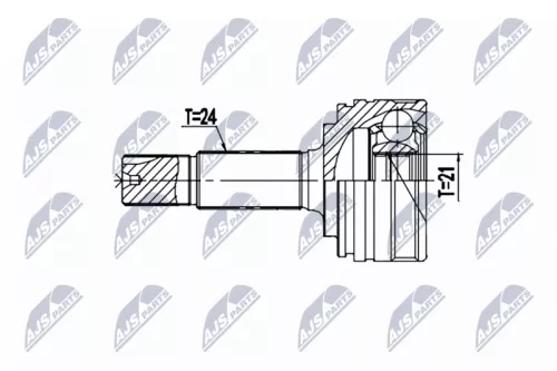 Homokineet reparatie set, aandrijfas