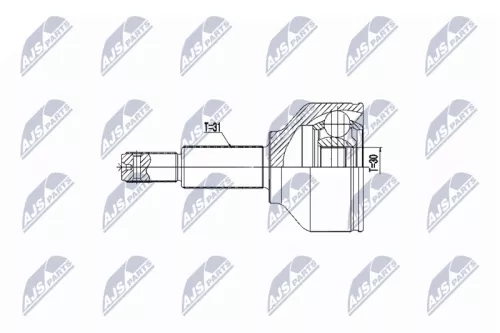 Homokineet reparatie set, aandrijfas