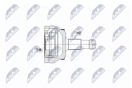 Homokineet reparatie set, aandrijfas