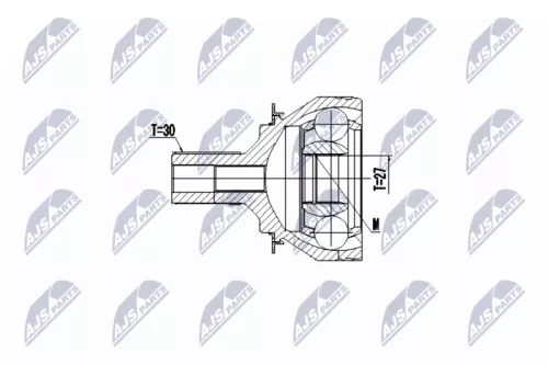 Homokineet reparatie set, aandrijfas