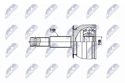 Homokineet reparatie set, aandrijfas