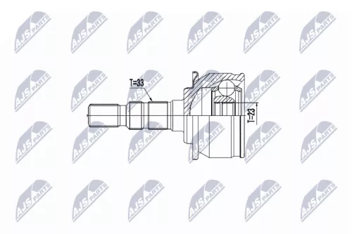 Homokineet reparatie set, aandrijfas