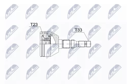 Homokineet reparatie set, aandrijfas