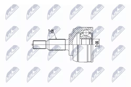 Homokineet reparatie set, aandrijfas