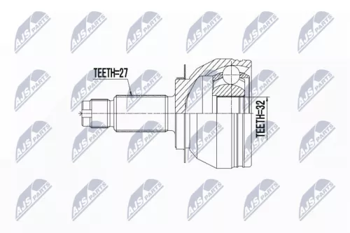 Homokineet reparatie set, aandrijfas