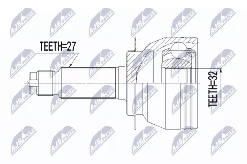 Homokineet reparatie set, aandrijfas