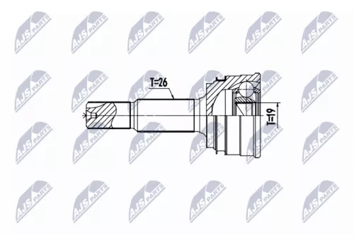 Homokineet reparatie set, aandrijfas