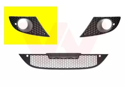 Ventilatiegrille, bumper