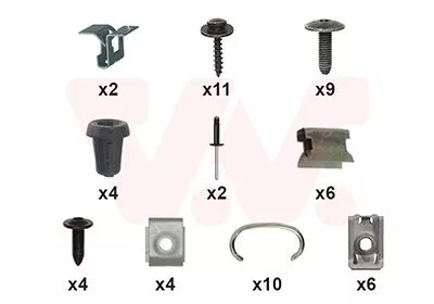 Montageset, bumper