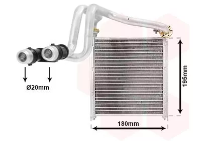 Kachelradiateur, interieurverwarming