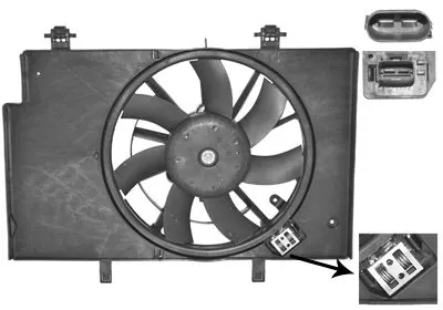 Koelventilatorwiel