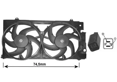 Koelventilatorwiel