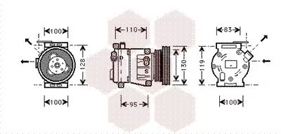 Compressor, airconditioning
