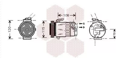 Compressor, airconditioning