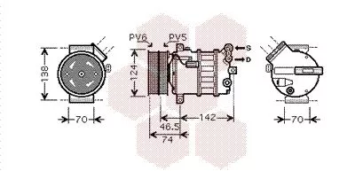 Compressor, airconditioning