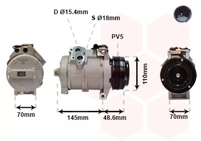 Compressor, airconditioning