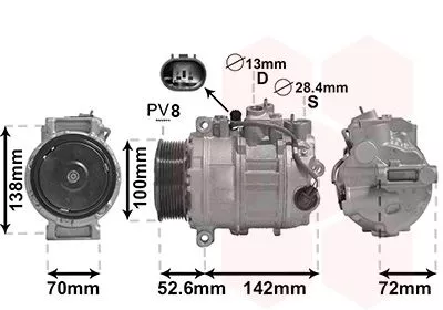 Compressor, airconditioning