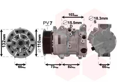 Compressor, airconditioning