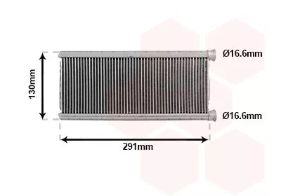 Kachelradiateur, interieurverwarming