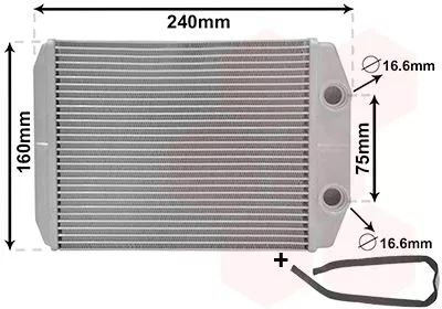 Kachelradiateur, interieurverwarming