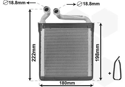 Kachelradiateur, interieurverwarming
