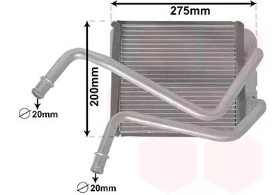 Kachelradiateur, interieurverwarming