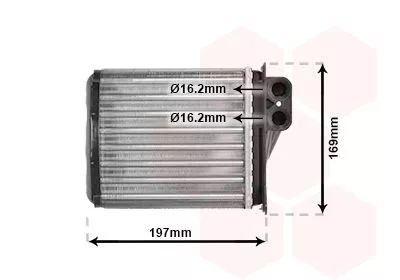 Kachelradiateur, interieurverwarming