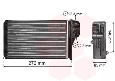 Kachelradiateur, interieurverwarming
