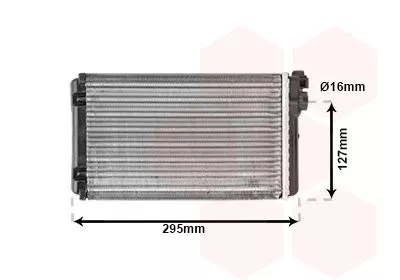 Kachelradiateur, interieurverwarming