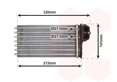 Kachelradiateur, interieurverwarming