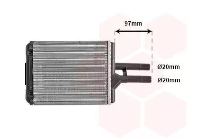 Kachelradiateur, interieurverwarming